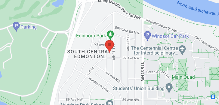 map of 9206 118 ST NW NW
